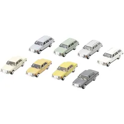 Carson 1:87 M-B W123 8er-Set 4x Limo./4xKombi