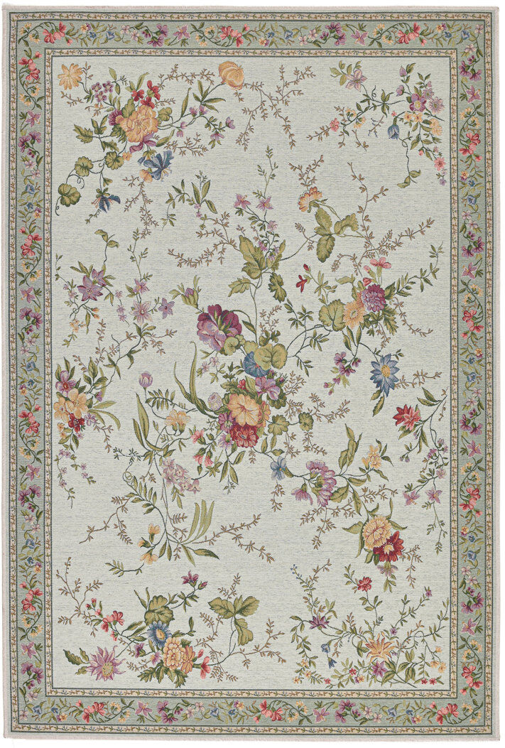 Theko Carpet Flomi With Floral Pattern Rectangular 160 x 230cm