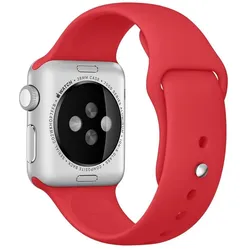 Apple Sportarmband (PRODUCT)RED (38 mm, Fluorelastomer), Uhrenarmband, Rot