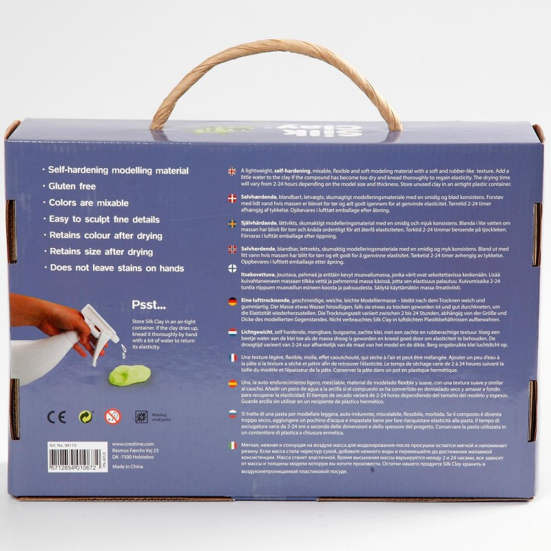 Silk Clay set met gesorteerde kleuren