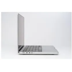 Zagg Hard Case Apple Macbook Pro 16 M3/M2/M1 Frosted Clear (16", Apple), Notebooktasche, Transparent, Silber