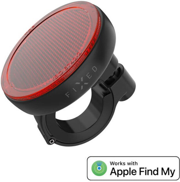Fixed Tag Bike Tracker - GPS Tracker – Apple Find My - Sort / Rød