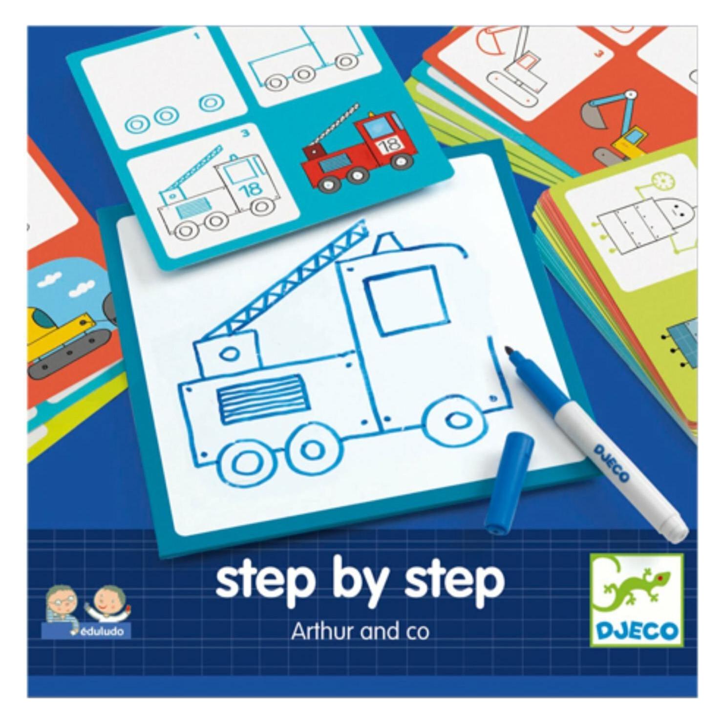 Djeco Eduludo Step by step Arthur and Co (mult) (Deutsch, Englisch, Französisch, Italienisch) (5408321)