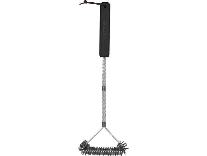 Cozze® Stalen borstel 30x6x40 cm met PP handvat - Roestvrij staal