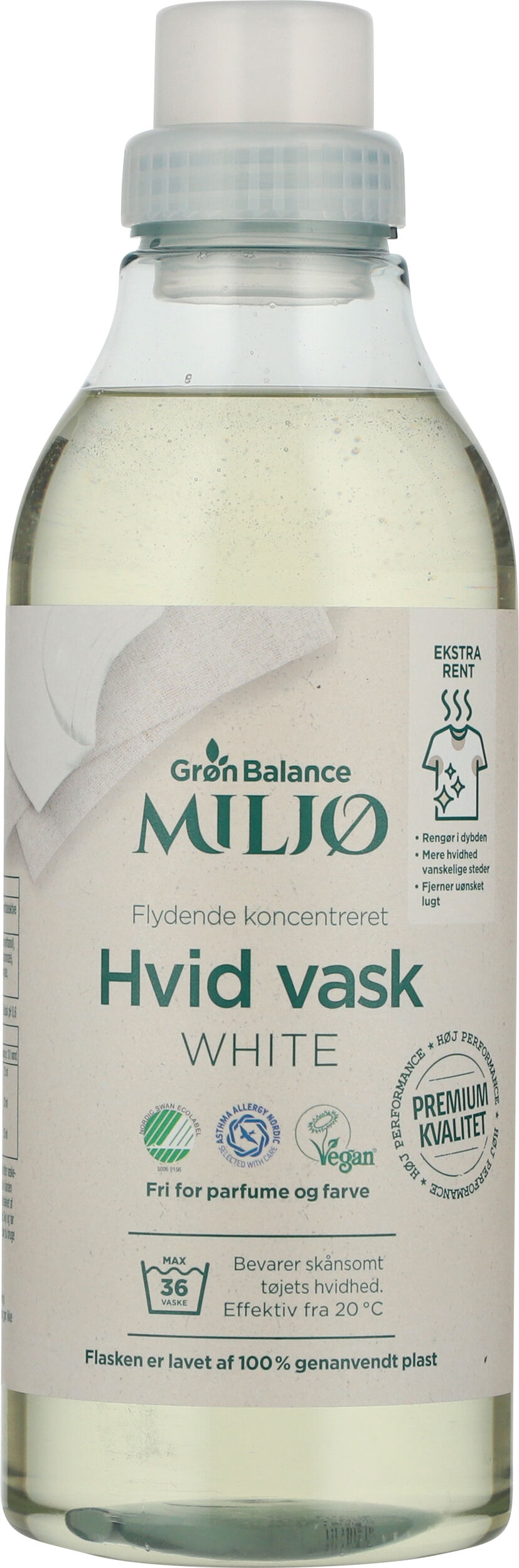 Green Balance Grøn Balance Lessive Blanc - 0,9 L