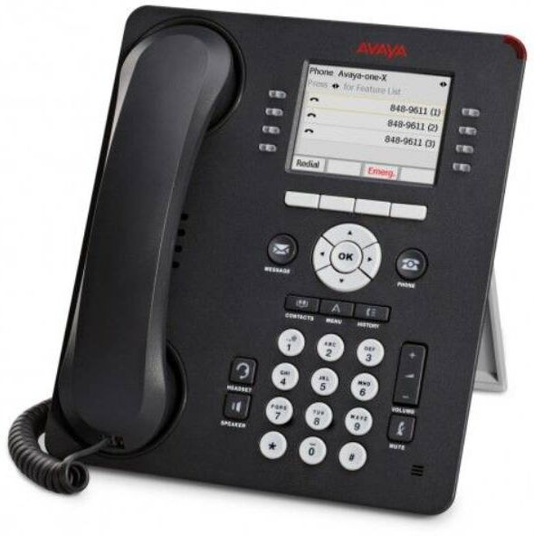 Avaya 9611G Reconditionné Téléphone IP dédié Avaya IP Office sur 8 lignes.
