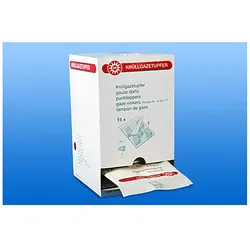 NOBA Krüllgazetupfer steril P5 10 Stück 10X5 St