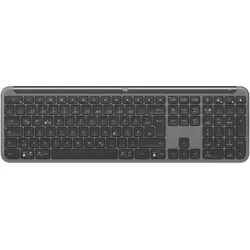 Logitech MK950 Signature Slim Combo (DE, Kabellos), Tastatur, Grau