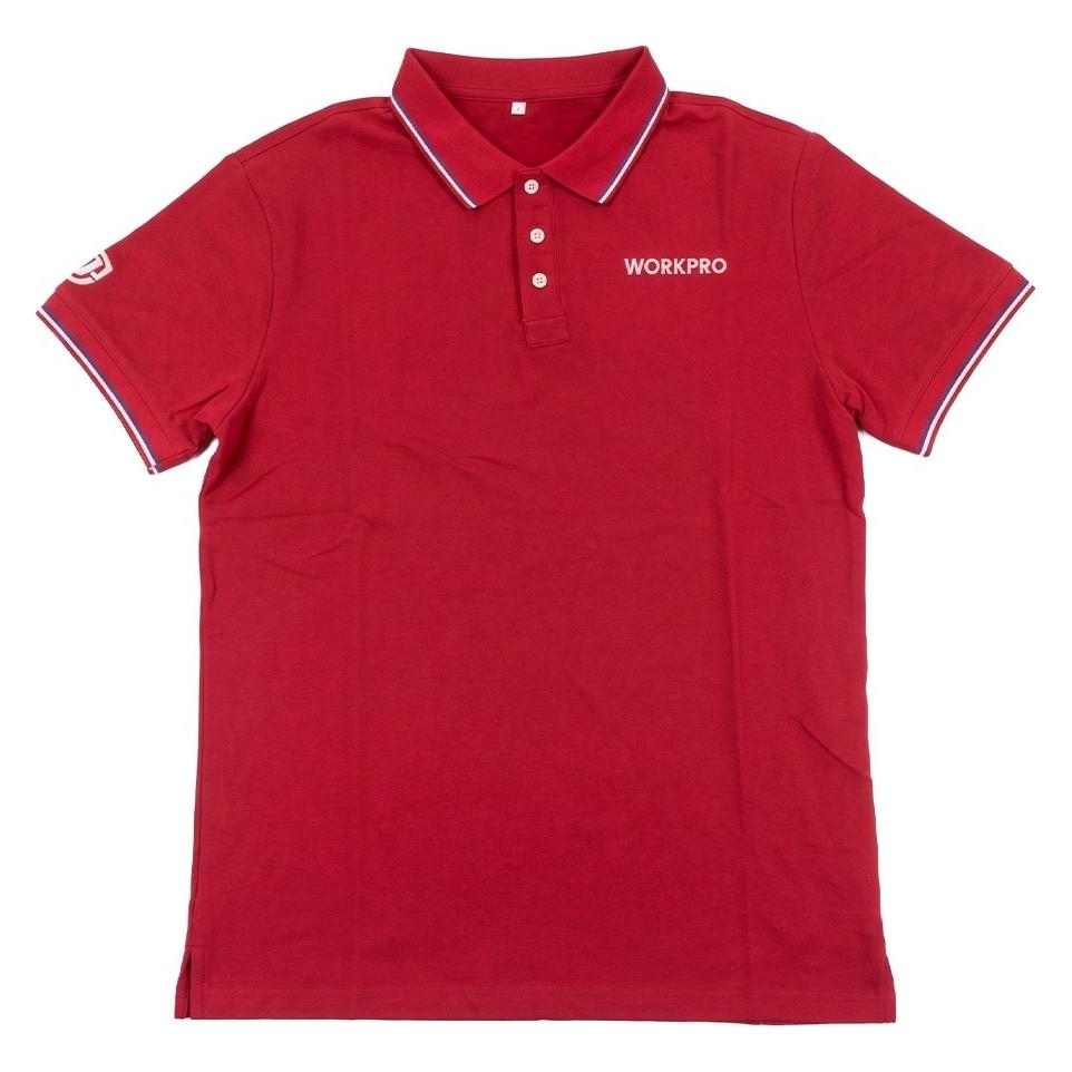Workpro Rotes Kurzarm-Poloshirt, Grösse L (L) (77842725)