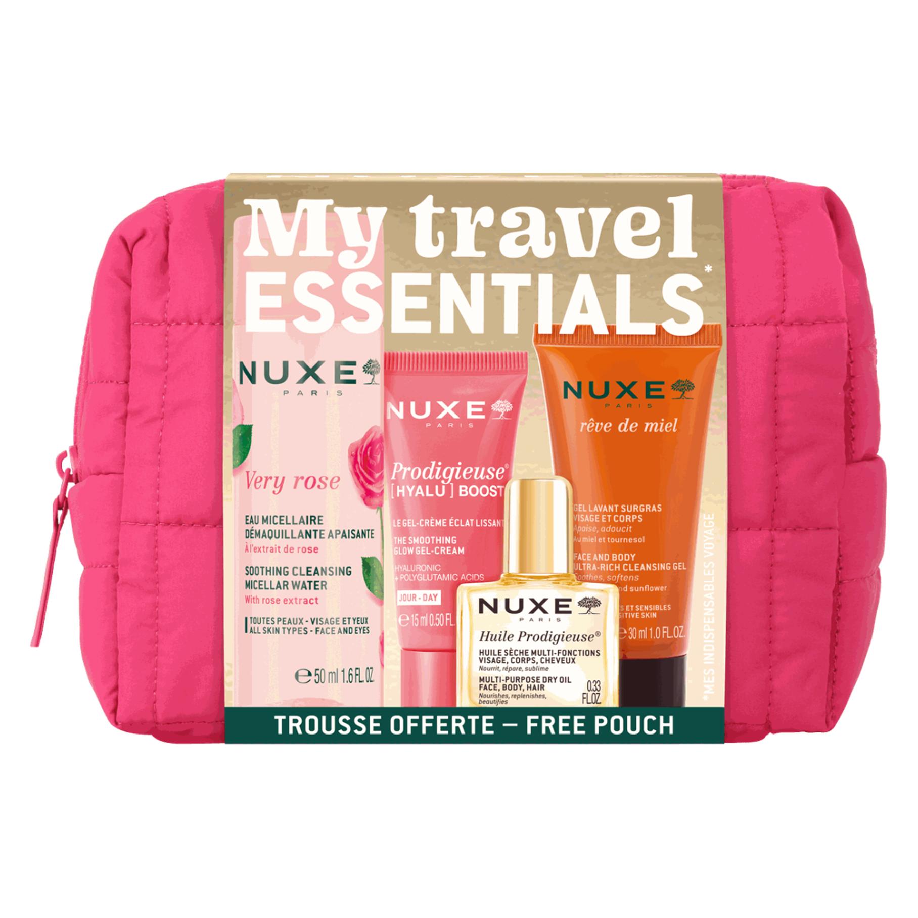 Nuxe Mein Reise-Essentials Set 4 Stück (Gesichtspflege Set) (VNM02450)