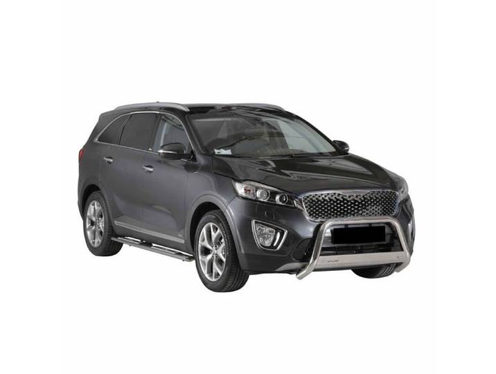 Marchepieds Latéraux pour Kia Sorento 2015-2017 Acier Inoxy Argent