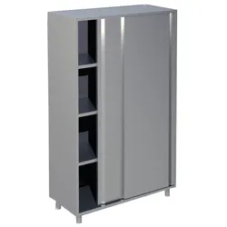 KBS Gastrotechnik Geschirrschrank mit 2 Schiebetüren B 160cm Höhe 180cm