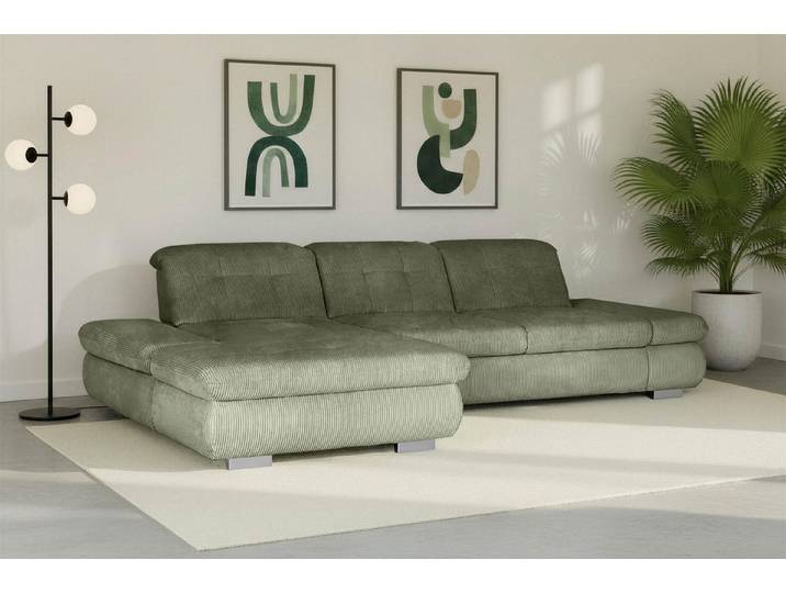 Die PlanBar Ecksofa MP-IN17004 L-Form, Breite 331 cm, wahlweise weitere Funktionen, Kaltschaum-Polsterung, inkl. Sitztiefenverstellung
