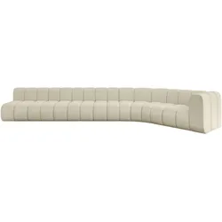 ECKSOFA modulares Sofa Karex-L3 - 490x194x70 cm Beige