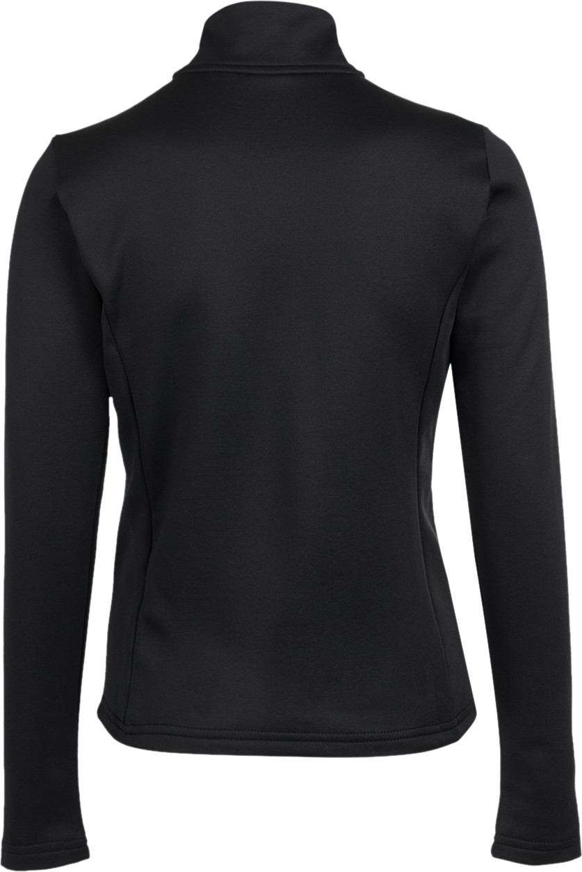 Fleecepullover BRUNOTTI "HERONNY GIRLS FLEECE", Kinder, Gr. 140, schwarz, Fleece, Obermaterial: 95% Polyester, 5% Elasthan, hoch geschlossener Ausschnitt, Sweatshirts Fleecepullover schwarz 140