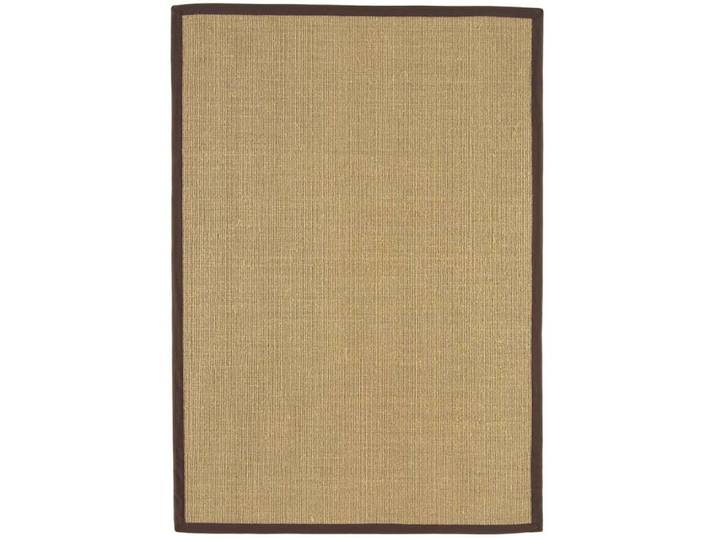 Tapis en fibre végétale marron chocolat 160x230 cm