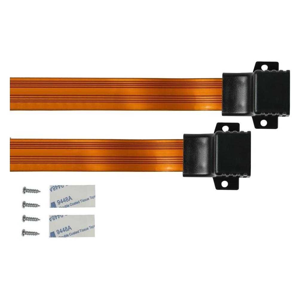 Good Connections Ethernet Fensterdurchführung High-Quality, transparent, Gesamtlänge inkl. Stecker 51cm, flexible Län (0.51 m) (8055-F44Q)