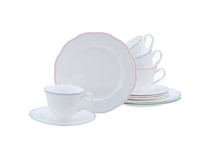 Kaffeeservice Florine Multicolor, 12-teilig