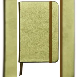 Clairefontaine 4x Notizbuch fest Cuirisé TM 72 Blatt blanko, A6 - 10,5x14,8cm - Grün 400097C