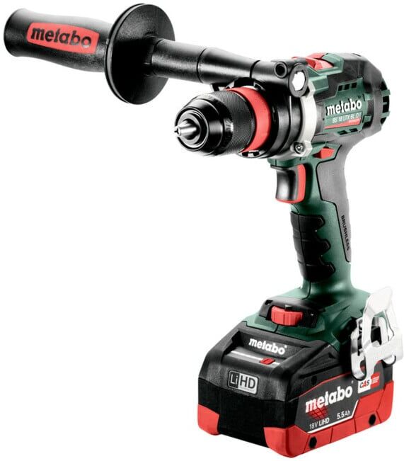 Perceuse sans fil Metabo BS 18 LTX BL Q I mallette plastique ; 18V 2x5.5Ah LiHD + ASC 145 (602359660)