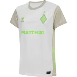 hummel SV Werder Bremen Auswärtstrikot 2025/26 Kinder 9540 - snow white 140