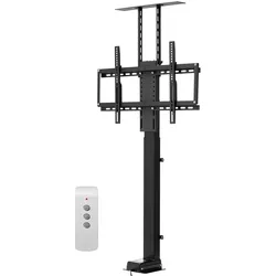 VEVOR motorisierter TV-Hebeständer verstellbare Halterung TV-Hebeständer für 813-1178 mm Fernseher (54 kg belastbar), elektrische TV-Halterung mit Fernbedienung, TV-Ständer mit Max.VESA 60 x 40 cm