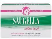 Saugella Cotton Touch Serviettes Maternité X10 - Boîte 10 serviettes