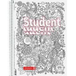 5x Brunnen, Heft + Block, Collegeblock ZENart (A4, Liniert)