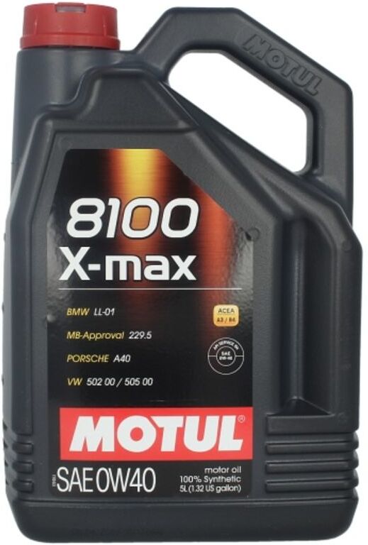 Moottoriöljy Motul 104533 8100 X-Max 0w40 5l