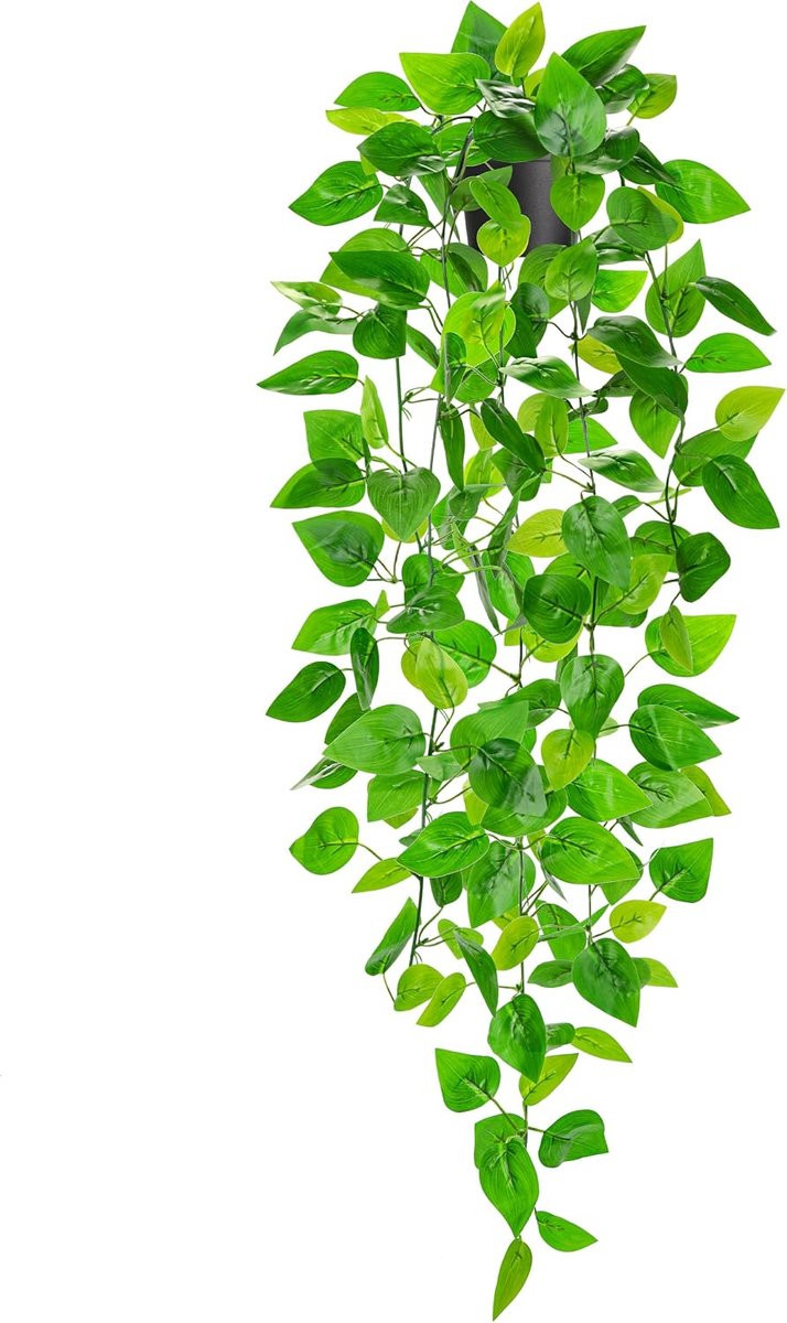 SnelShoppen Kunstmatige Pothos Hangplant, 86 cm, Groen