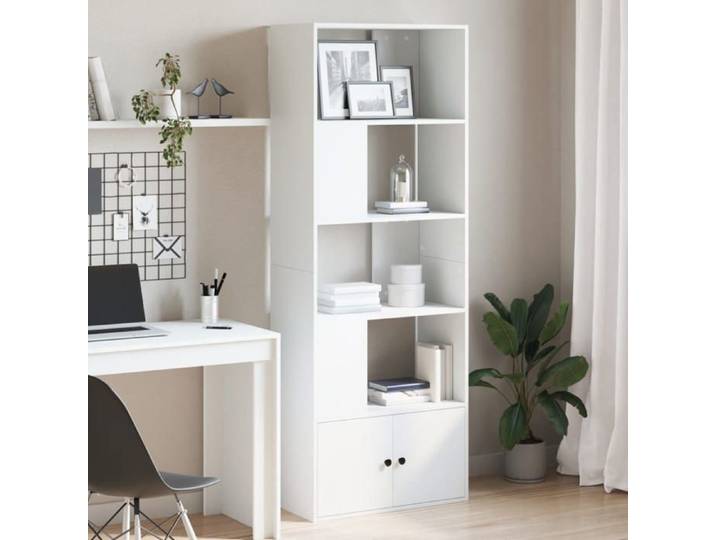 SALE 2025 Bibliothèque Moderne - Colonne Étagère blanc 70x36x189 cm - bois d'ingénierie 41 6 Kg 9450