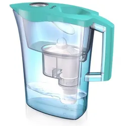 Laica UFSBE02 Wasserfilter Manueller Wasserfilter Transparent, Türkis 3 L, Wasserfilterkanne, Türkis, Transparent