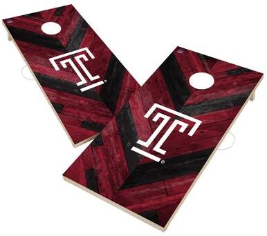 Skip's Garage Temple University Owls Cornhole Board Set