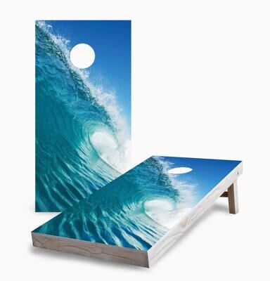 Skip's Garage Wave Surfing Corn Hole Board Set