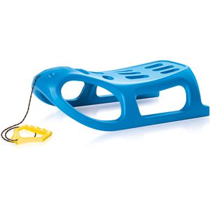 Prosperplast Schlitten Little Seal, blau, 86 cm, aus Kunststoff, mit Zugseil, bis 50 kg