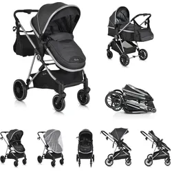 Moni, Kinderwagen, Kombikinderwagen 2 in 1 Kali 22 kg (0 Monate - 4 Jahre)