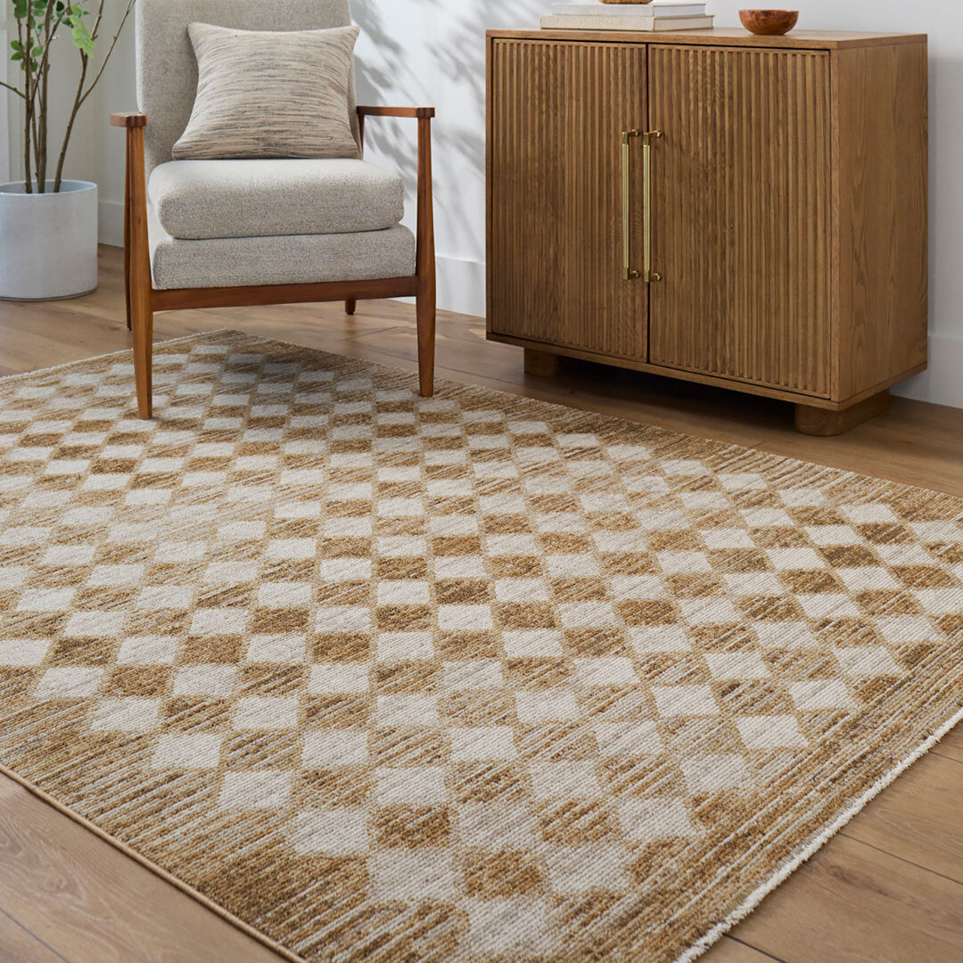 Galey Alix x Livabliss Myrtle Avenue V Rug Cream;Brown;Gray Rectangle 160 x 230 cm