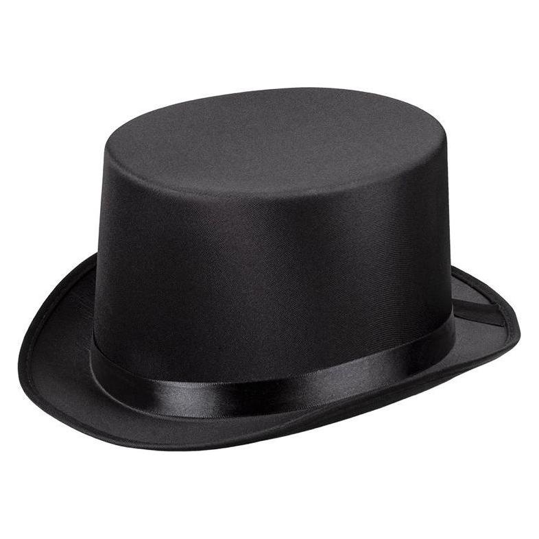 Fasnacht Hut Satin Gala schwarz (04133)