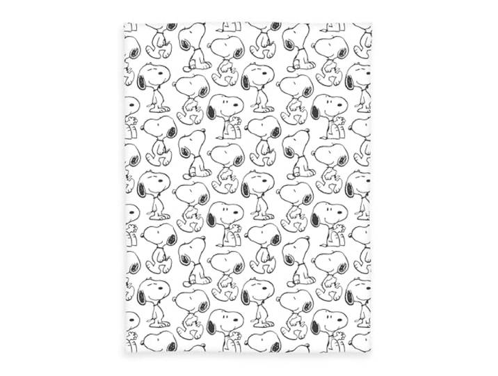 Herding Wellsoft-Decke Peanuts, 150 x 200 cm, Weiche Kuscheldecke, Polyester