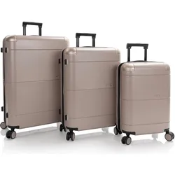 Heys Zen 4 Rollen Kofferset 3-teilig mit Dehnfalte, Koffer, Grau