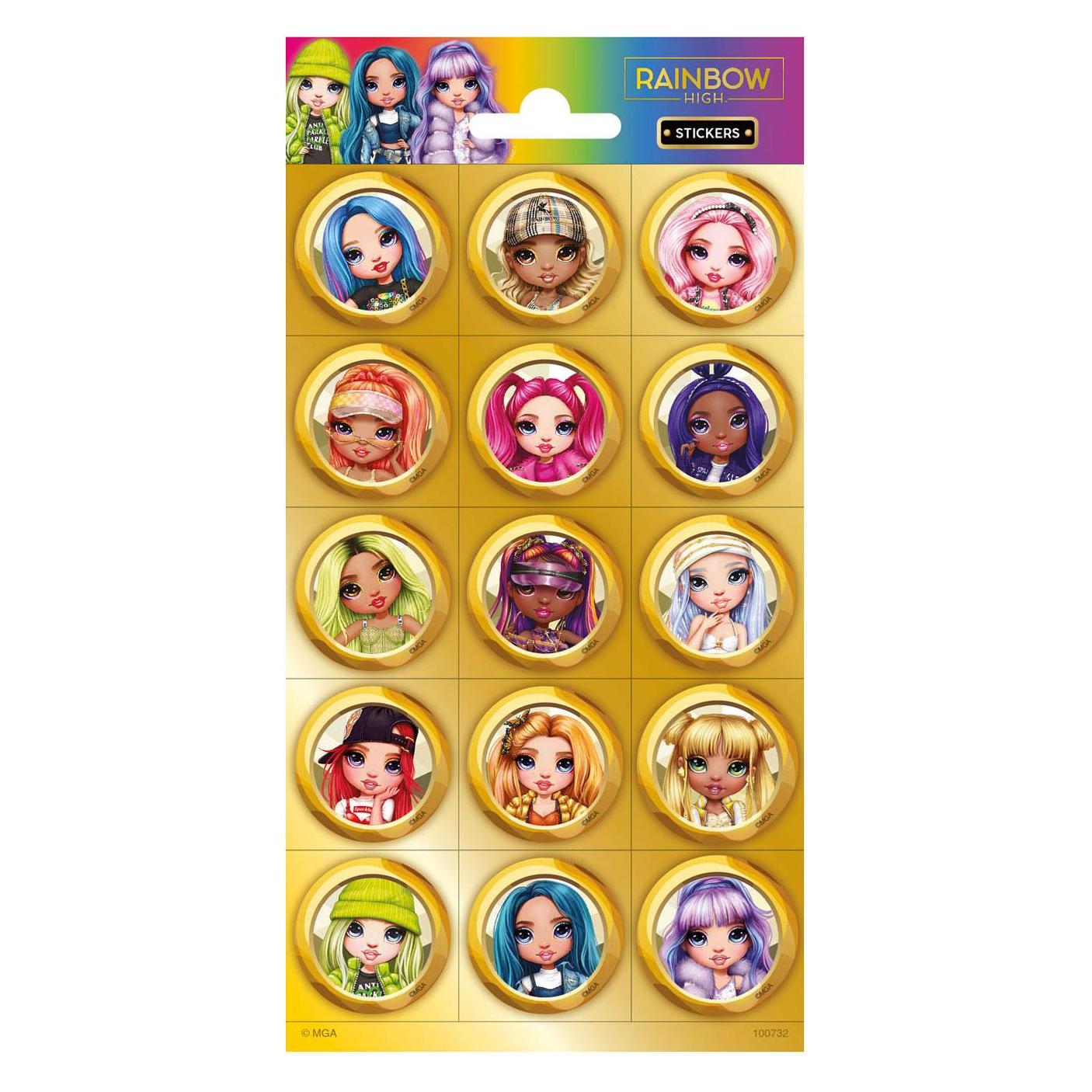 Totum Aufkleberbogen Rainbow High (1000 Sticker) (35688882)
