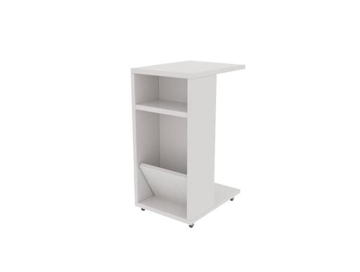 Etagère sur roulettes h63 cm - blanc