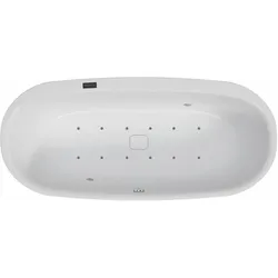 Hoesch Whirlwanne iSensi Oval 1900x900 freistehend Monolith, Motor rechts