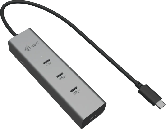 i-tec USB-C Charging Metal HUB 5port mit USB-C Video 8K, Power Delivery 85W