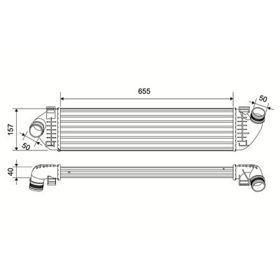 VALEO Ladeluftkühler 881561 für Ford