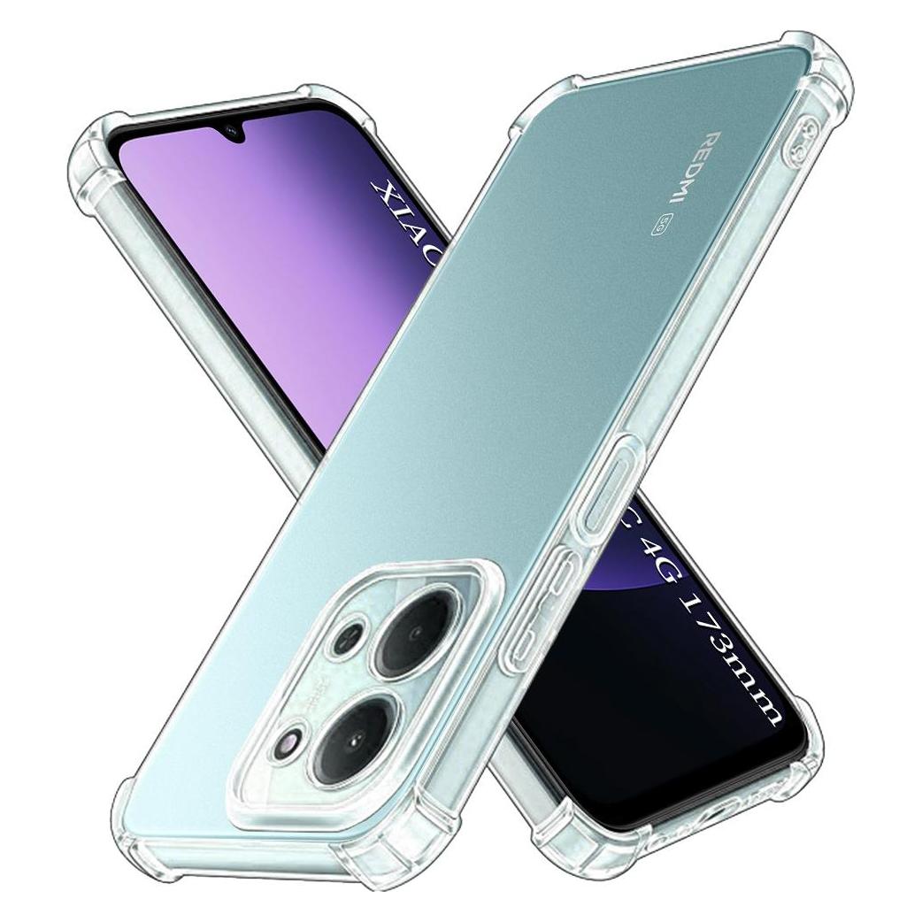 Techsuit - Shockproof Clear Silicone - Xiaomi Redmi 15C 4G - Clear (Xiaomi Redmi 15 5G, Xiaomi Redmi 15C 4G) (61232601)