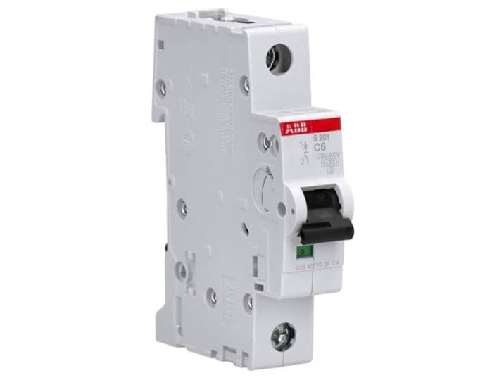 ABB 2CDS251001R0064 ABB MAGNETO 1P 6A CURVA C 6/10KA S201-C6