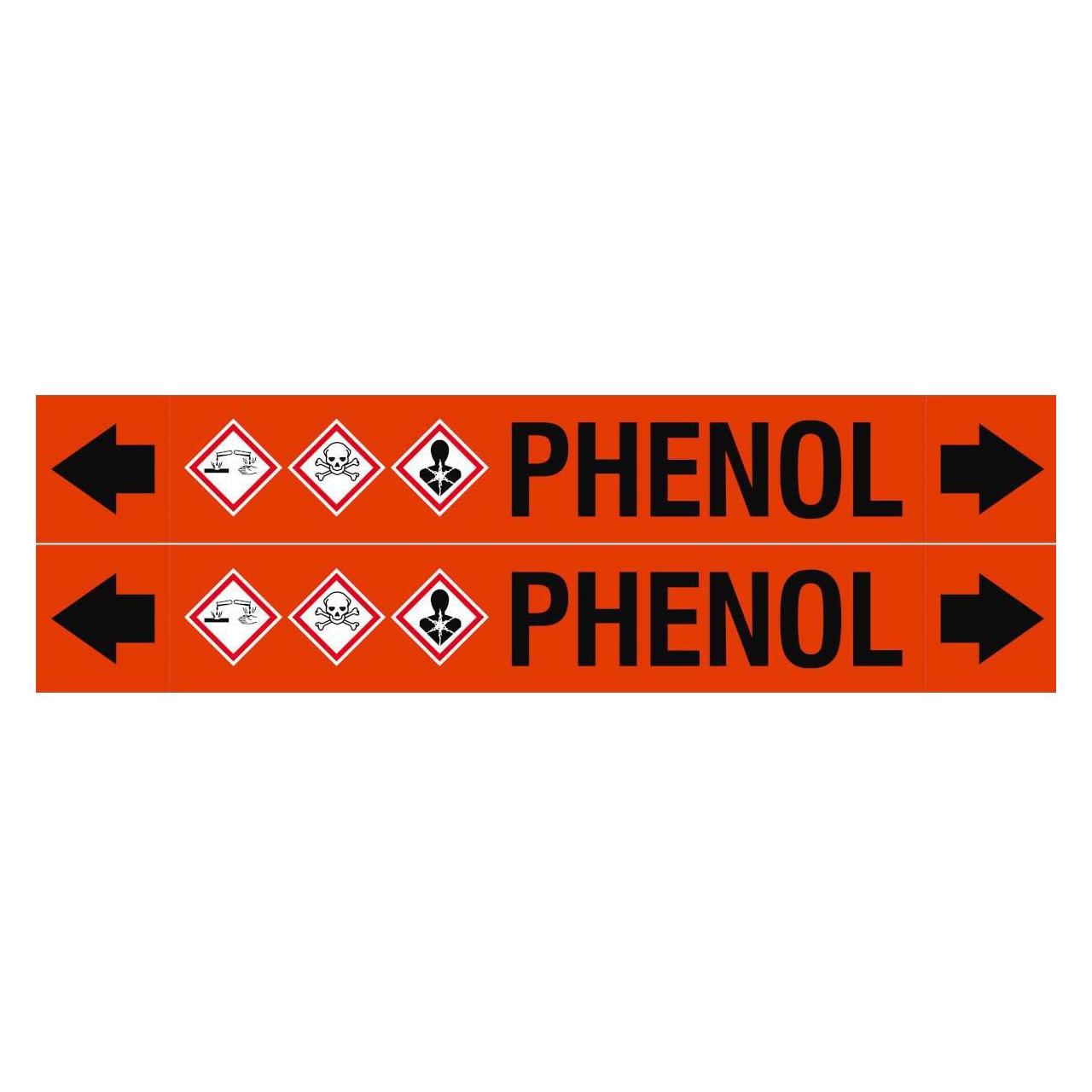 Brady ASME - Rohrmarkierer - Phenol (ASMEPM-50X345MM-PHENOL)