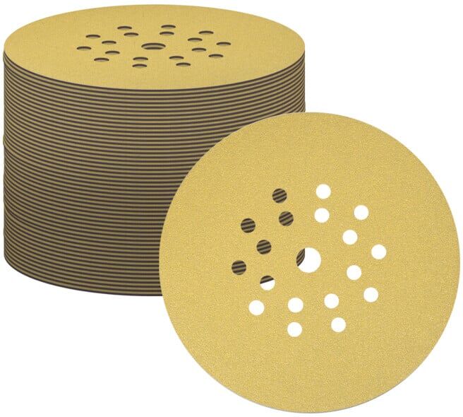 Disques abrasifs STIER Universal D225 / P80 / 18 trous, 25 pièces 25x (905212)