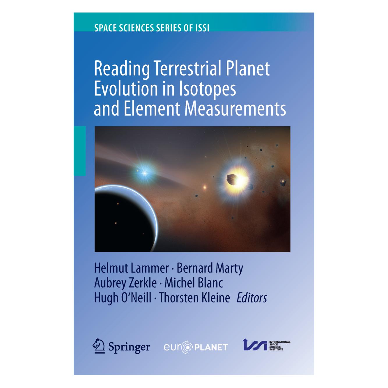 Springer Reading Terrestrial Planet Evolution in Isotopes and Element Measurements (Englisch, Softcover, Aubrey Zerkle, Bernard Marty, Helmut Lammer, Hugh O'Neill, Michel Blanc, Thorsten Kleine) (56852760)